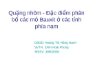 Quặng nhôm - Đặc điểm phân bố các mỏ Bauxit ở các tỉnh phía nam