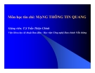 Môn học tín chỉ: Mạng thông tin quang. Chương 4: Mạng định tuyến bước sóng