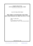 LUẬN VĂN THẠC SĨ: ĐIỀU KHIỂN TÁCH KÊNH HỆ TUYẾN TÍNH BẰNG PHẢN HỒI ĐẦU RA THEO NGUYÊN LÝ TÁCH