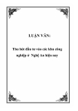 LUẬN VĂN:  Thu hút đầu tư vào các khu công nghiệp ở Nghệ An hiện nay