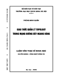 Luận văn: Giao thức quản lý topology trong mạng không dây ngang hàng