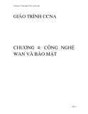 Giáo trình CCNA - Chương 4: Công nghệ WAN và bảo mật