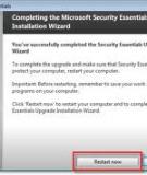 Microsoft Security Essentials 2.0 Beta đã được ra mắt