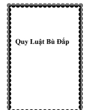 Quy Luật Bù Đắp