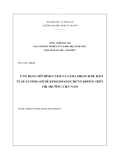 Luận văn: ỨNG DỤNG MÔ HÌNH CAPM VÀ FAMA FRENCH DỰ BÁO TỶ SUẤT SINH LỢI ĐỂ KINH DOANH CHỨNG KHOÁN TRÊN THỊ TRƯỜNG VIỆT NAM