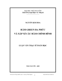 Luận văn: HÀM GREEN ĐA PHỨC VÀ XẤP XỈ CÁC HÀM CHỈNH HÌNH