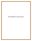 Bảo mật phiên truy cập trong IE 8