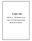 Luận văn: Ảnh hưởng của sự kiện 11/9 tới thị trường Chứng khoán Mỹ và thế giới