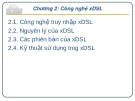 Chương 2: Công nghệ xDSL