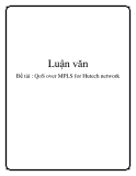 Đề tài : QoS over MPLS for Hutech network