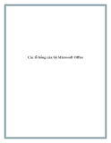 Các lỗ hổng của bộ Microsoft Office