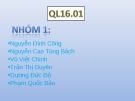 Bài thuyết trình: Chủ nghĩa duy vật