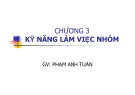 CHƯƠNG 3 KỸ NĂNG LÀM VIỆC NHÓM