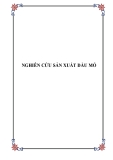 Đề tài: Nghiên cứu sản xuất dầu mỏ