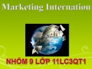 MARKETING INTERNATION " Ma trận SPACE "