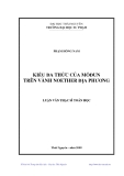 Luận văn: KIỂU ĐA THỨC CỦA MÔĐUN TRÊN VÀNH NOETHER ĐỊA PHƯƠNG