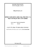 Luận văn: MÔĐUN ĐỐI ĐỒNG ĐIỀU ĐỊA PHƯƠNG VÀ MỘT SỐ PHẠM TRÙ CON SERRE