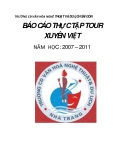 BÁO CÁO THỰC TẬP TOUR XUYÊN VIỆT NĂM HỌC : 2007 – 2011