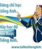 Nói tiếng Anh hay không khó