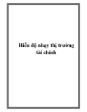 Hiểu độ nhạy thị trường tài chính