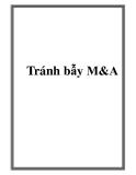Tránh bẫy M&A.