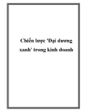 Chiến lược  mô hình 'Đại dương xanh' trong kinh doanh