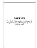 Luận văn:Vốn và các giải pháp nâng cao hiệu quả sử dụng vốn ở Công ty Thương mại kỹ thuật và đầu tư Petec