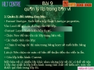 Bài giảng Autocad-Bài 9: Quản lý lớp trong bản vẽ
