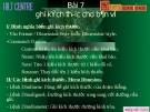 Bài giảng Autocad-Bài 7: Ghi kích thước cho bản vẽ