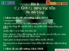 Bài giảng Autocad-Bài 4: Các lệnh tác động trực tiếp lên đối tượng