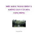 ĐIÊU KHẮC NGOÀI TRỜI VÀ KHÔNG GIAN VĂN HÓA CỘNG ĐỒNG