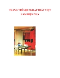 TRANG TRÍ NỘI NGOẠI THẤT VIỆT NAM HIỆN NAY 