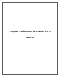 Tổng quan về mẫu malware Virus.Win32.Virut.ce (Phần II)