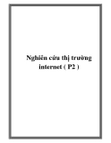 Nghiên cứu thị trường internet ( P2 )