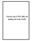 Vai trò của CNTT đối với quảng cáo trực tuyến