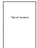 "Đại sứ" brochure