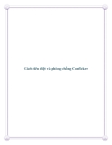 Cách tiêu diệt và phòng chống Conficker