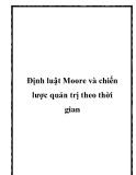 Định luật Moore và chiến lược quản trị theo thời gian