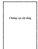 Chứng vẹo cột sống