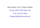 BÀI GIẢNG VẬT LÝ ĐẠI CƯƠNG - CHƯƠNG 6 NHỮNG TÍNH CHẤT TỪ CỦA CÁC CHẤT