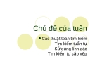 Các thuật toán tìm kiếm