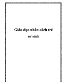 Giáo dục nhân cách trẻ sơ sinh