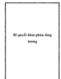 Bí quyết đàm phán tăng lương
