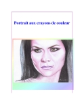 Portrait aux crayons de couleur