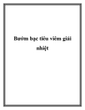 Bướm bạc tiêu viêm giải nhiệt