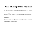 Nail nhũ lấp lánh cực xinh