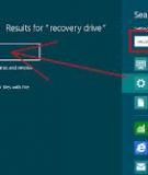 Hướng dẫn tạo ổ khôi phục hệ thống trên Windows 8
