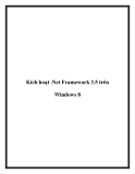 Kích hoạt .Net Framework 3.5 trên Windows 8