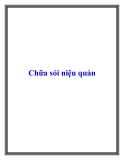 Chữa sỏi niệu quản