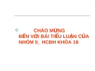 Bài tiểu luận: Marketing công nghiệp